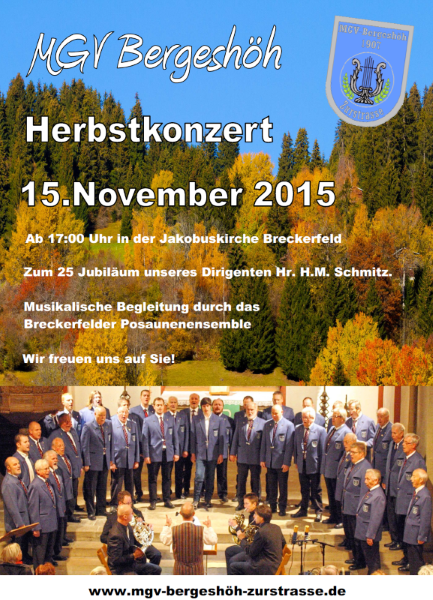 2015 MGV Herbstkonzert